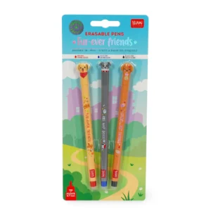 Conjunto 3 Canetas de Apagar - Fur Ever Friends