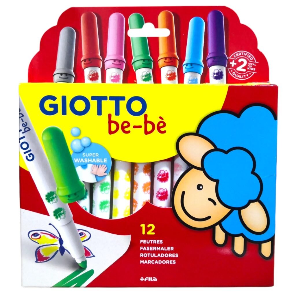 GIOTTO BÉBÉ-SUPER MARCADORES C/12